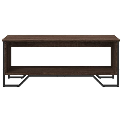 Coffee Table Brown Oak 100x51x40 cm Engineered Wood
