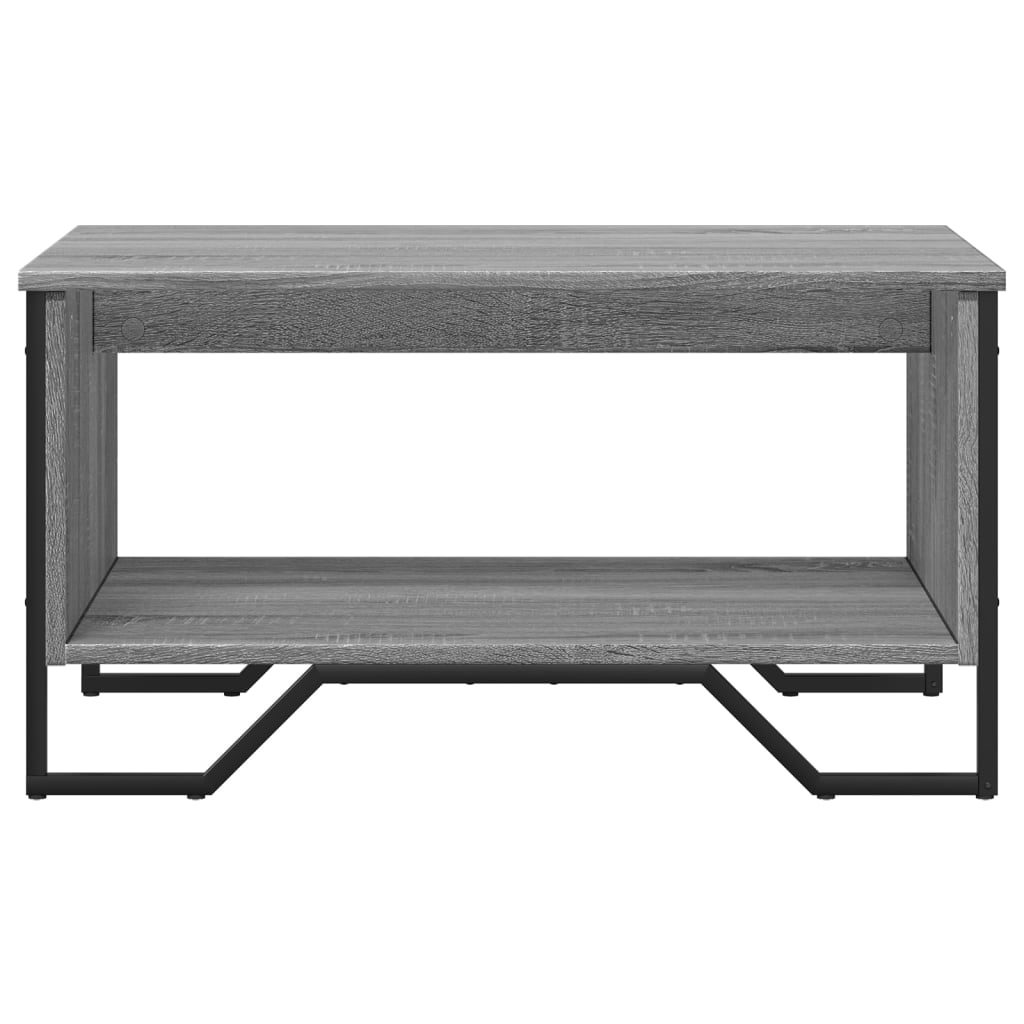 Coffee Table Grey Sonoma 75x51x40 cm Engineered Wood