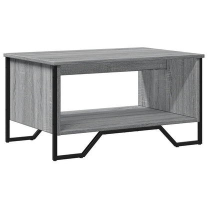 Coffee Table Grey Sonoma 75x51x40 cm Engineered Wood