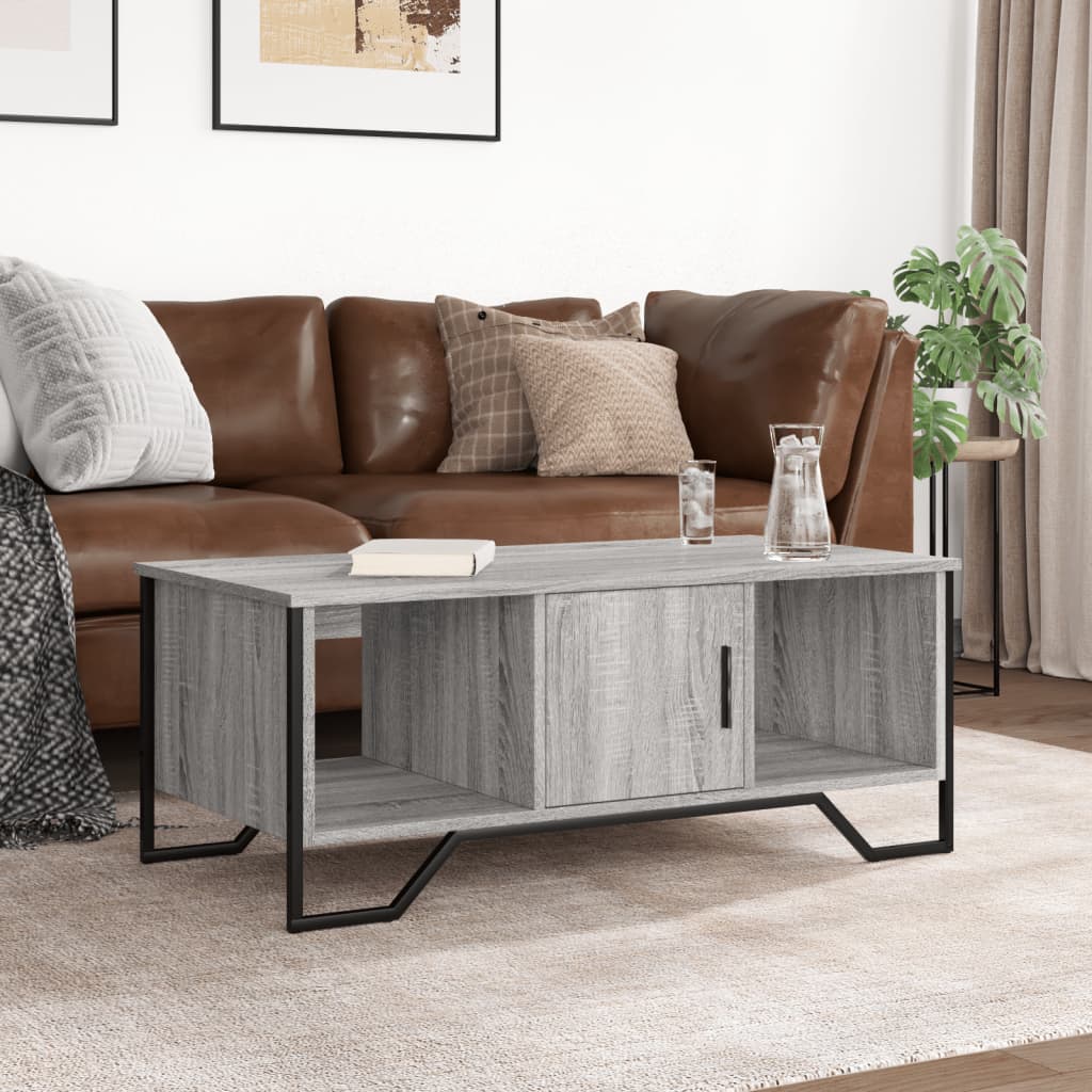 Coffee Table Grey Sonoma 100x51x40 cm Engineered Wood