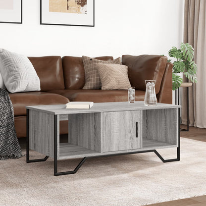 Coffee Table Grey Sonoma 100x51x40 cm Engineered Wood