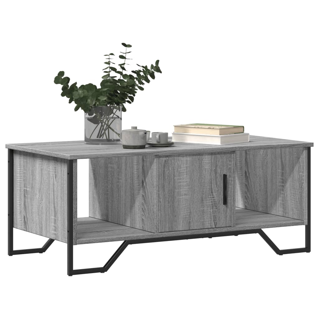 Coffee Table Grey Sonoma 100x51x40 cm Engineered Wood