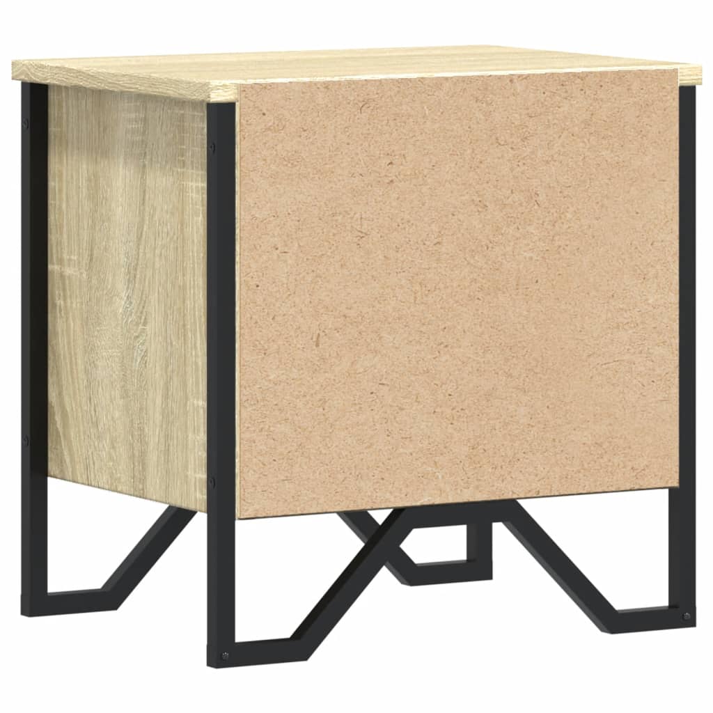 Bedside Cabinets 2 pcs Sonoma Oak 40x30x40 cm Engineered Wood