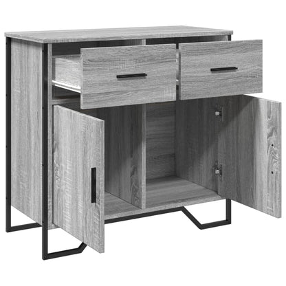 Sideboard Grey Sonoma 79.5x35.5x74.5 cm Engineered Wood