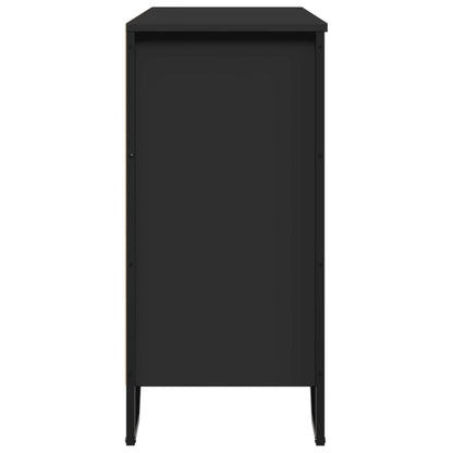 Sideboard Black 91x35.5x74.5 cm Engineered Wood