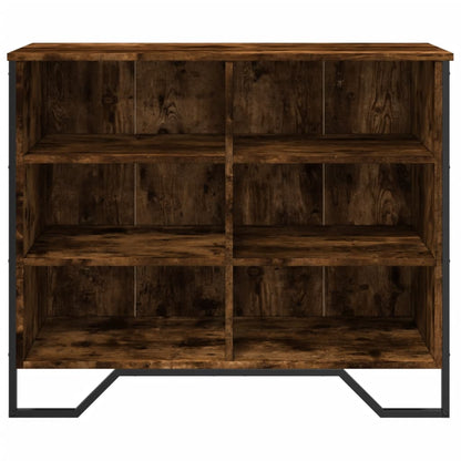Sideboard Smoked Oak 91x35.5x74.5 cm Engineered Wood