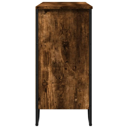 Sideboard Smoked Oak 91x35.5x74.5 cm Engineered Wood