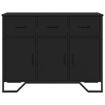Sideboard Black 97x32.5x74.5 cm Engineered Wood