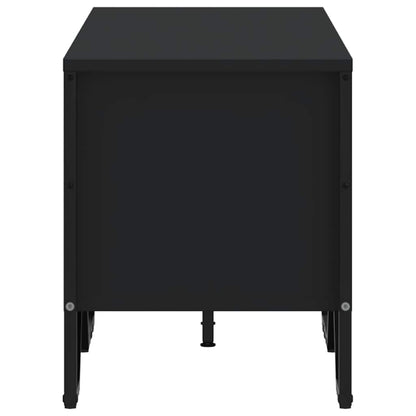 TV Cabinet Black 122x34x41 cm Engineered Wood