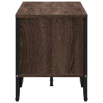 TV Cabinet Brown Oak 122x34x41 cm Engineered Wood