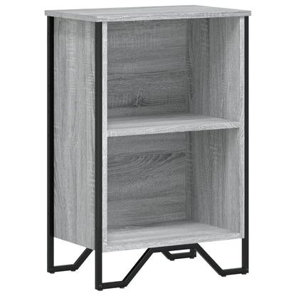 Bookcase Grey Sonoma 50x31x74.5 cm Engineered Wood