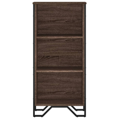 Bookcase Brown Oak 50x31x106 cm Engineered Wood