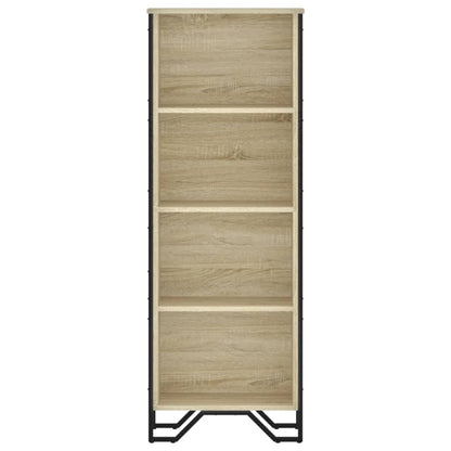 Bookcase Sonoma Oak 50x31x137.5 cm Engineered Wood