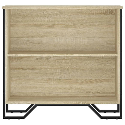 Bookcase Sonoma Oak 80x31x74.5 cm Engineered Wood