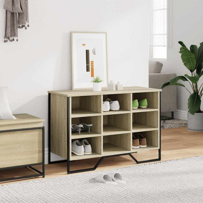 Shoe Cabinet Sonoma Oak 90x38x61.5 cm Engineered Wood