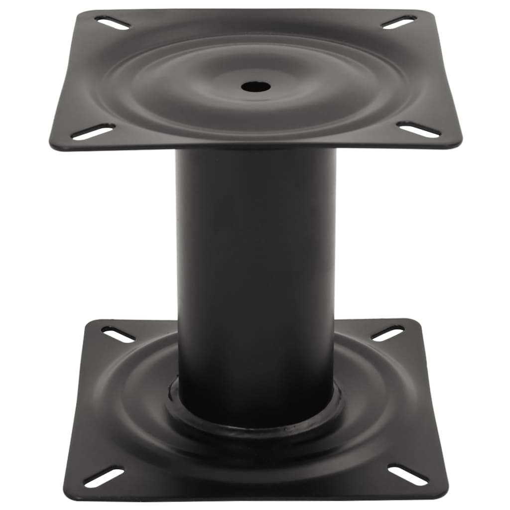 Boat Seat Pedestal Black 18 cm Steel