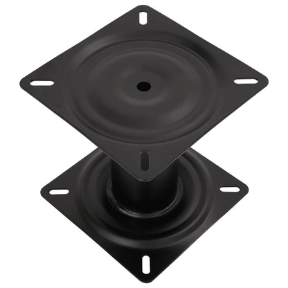 Boat Seat Pedestal Black 18 cm Steel