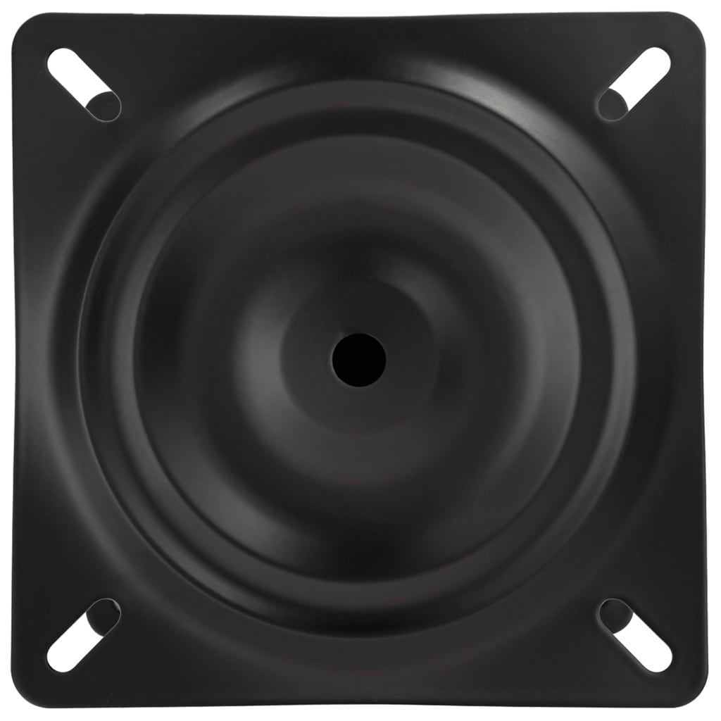 Boat Seat Pedestal Black 18 cm Steel