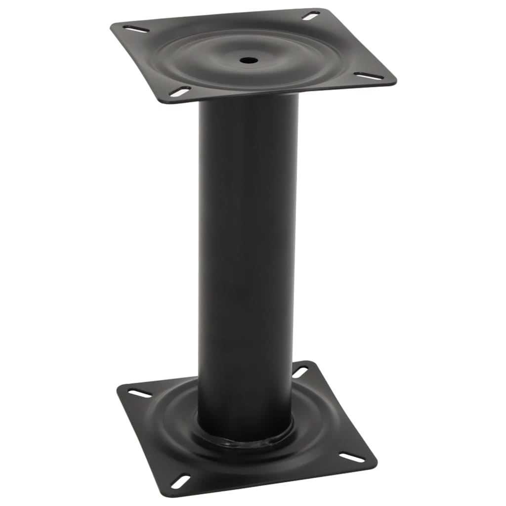 Boat Seat Pedestal Black 33 cm Steel