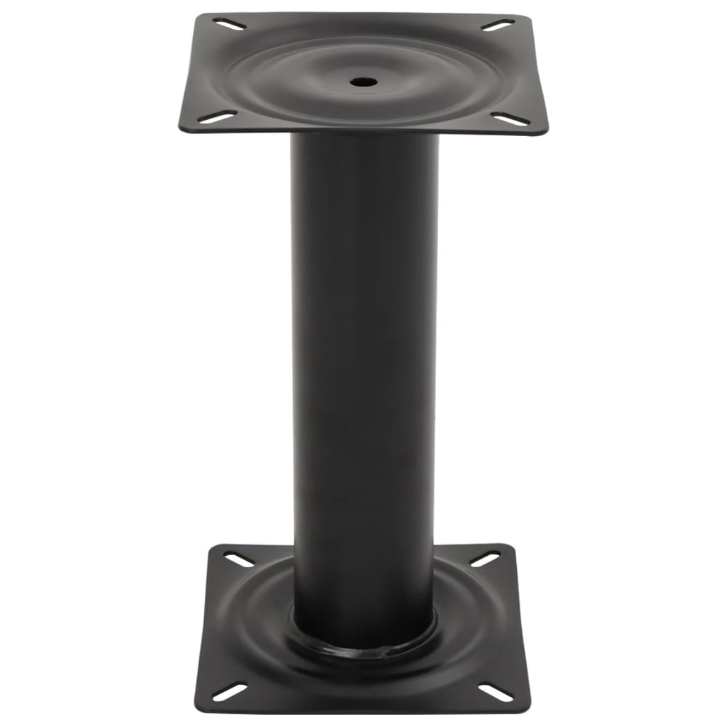 Boat Seat Pedestal Black 33 cm Steel