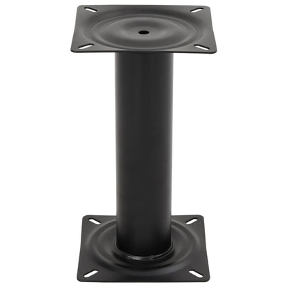 Boat Seat Pedestal Black 33 cm Steel