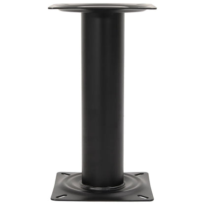 Boat Seat Pedestal Black 33 cm Steel