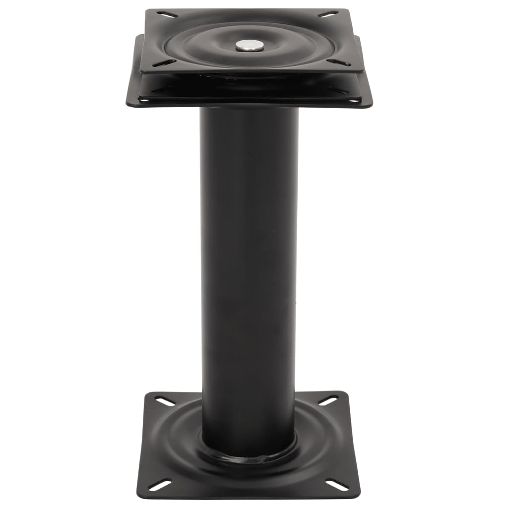 2 pcs Boat Seat Pedestals with 360° Seat Swivel Steel