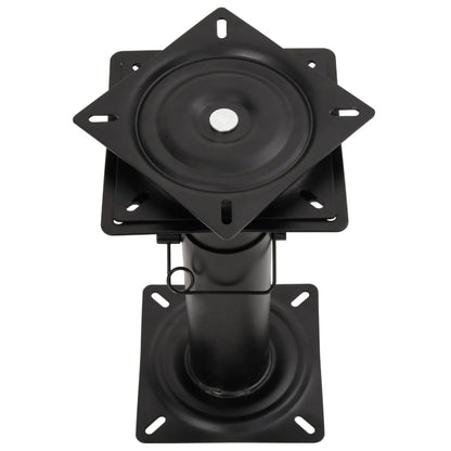 Boat Seat Pedestal with 360° Seat Swivel Adjustable Steel