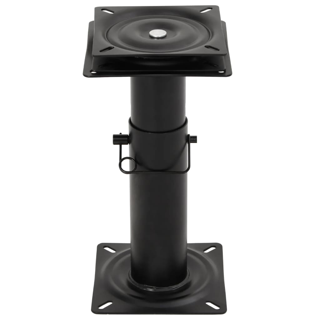Boat Seat Pedestal with 360° Seat Swivel Adjustable Steel