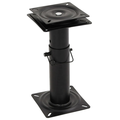 2 pcs Boat Seat Pedestals with 360° Seat Swivel Adjustable Steel