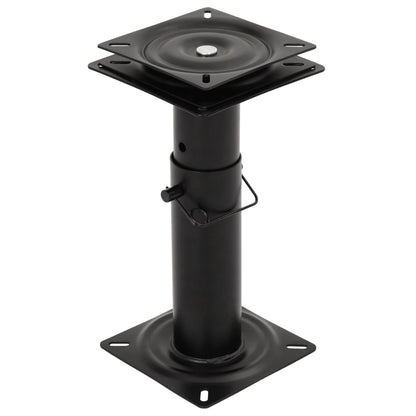 2 pcs Boat Seat Pedestals with 360° Seat Swivel Adjustable Steel