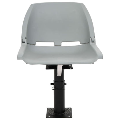 Boat Seat with Pedestal Height Adjustable 360° Rotatable