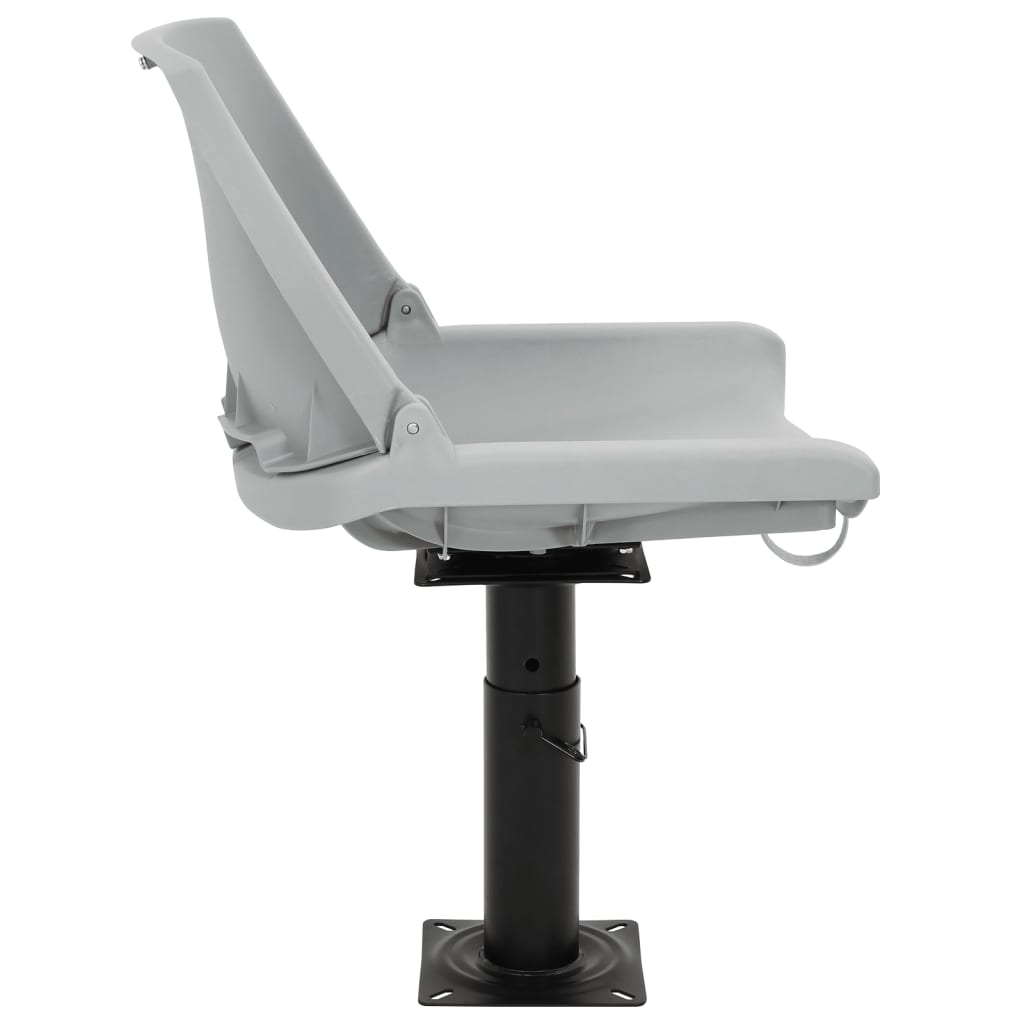 Boat Seat with Pedestal Height Adjustable 360° Rotatable