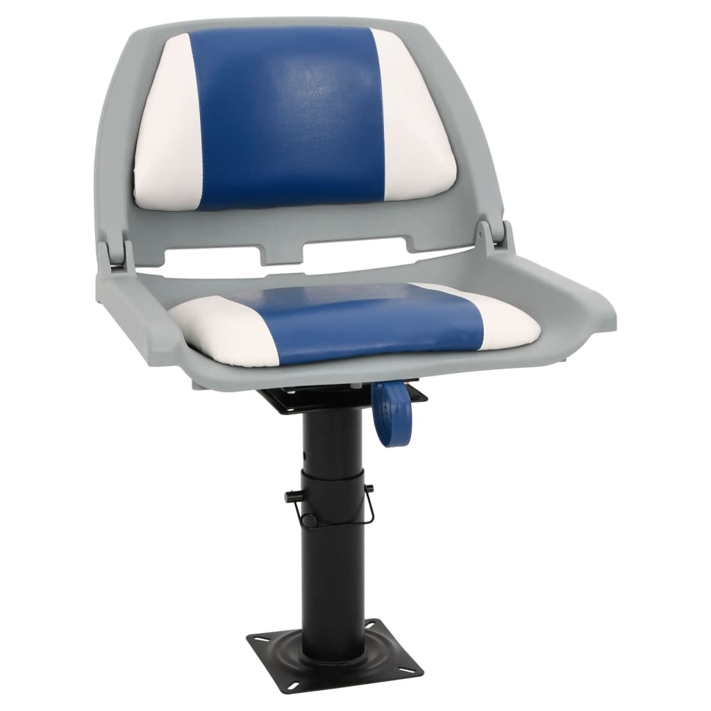 Boat Seat with Pedestal Height Adjustable 360° Rotatable