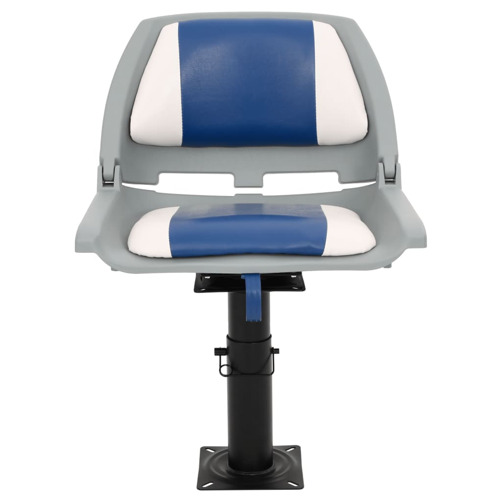 Boat Seat with Pedestal Height Adjustable 360° Rotatable