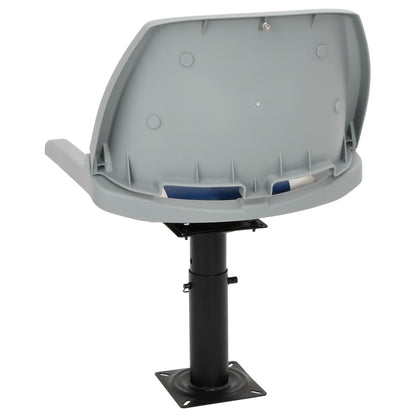 Boat Seat with Pedestal Height Adjustable 360° Rotatable