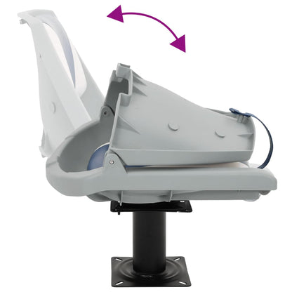 Boat Seats 2 pcs with Pedestal 360° Rotatable