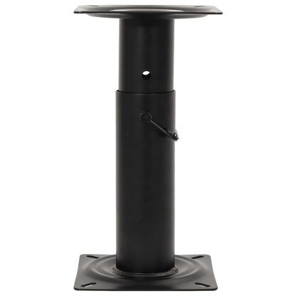 Boat Seats 2 pcs with Pedestal Height Adjustable 360° Rotatable
