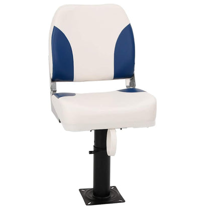 Boat Seat with Pedestal Height Adjustable 360° Rotatable