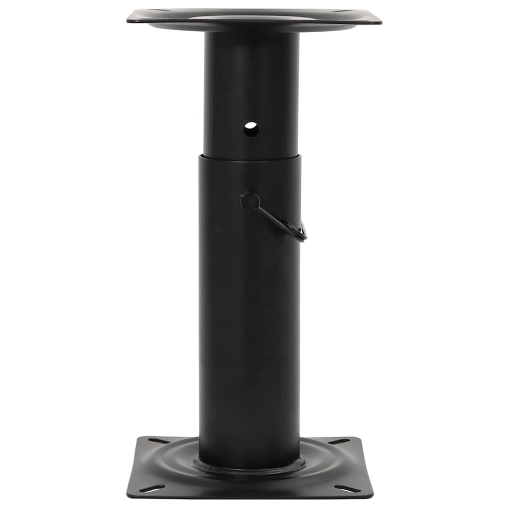 Boat Seats 2 pcs with Pedestal Height Adjustable 360° Rotatable