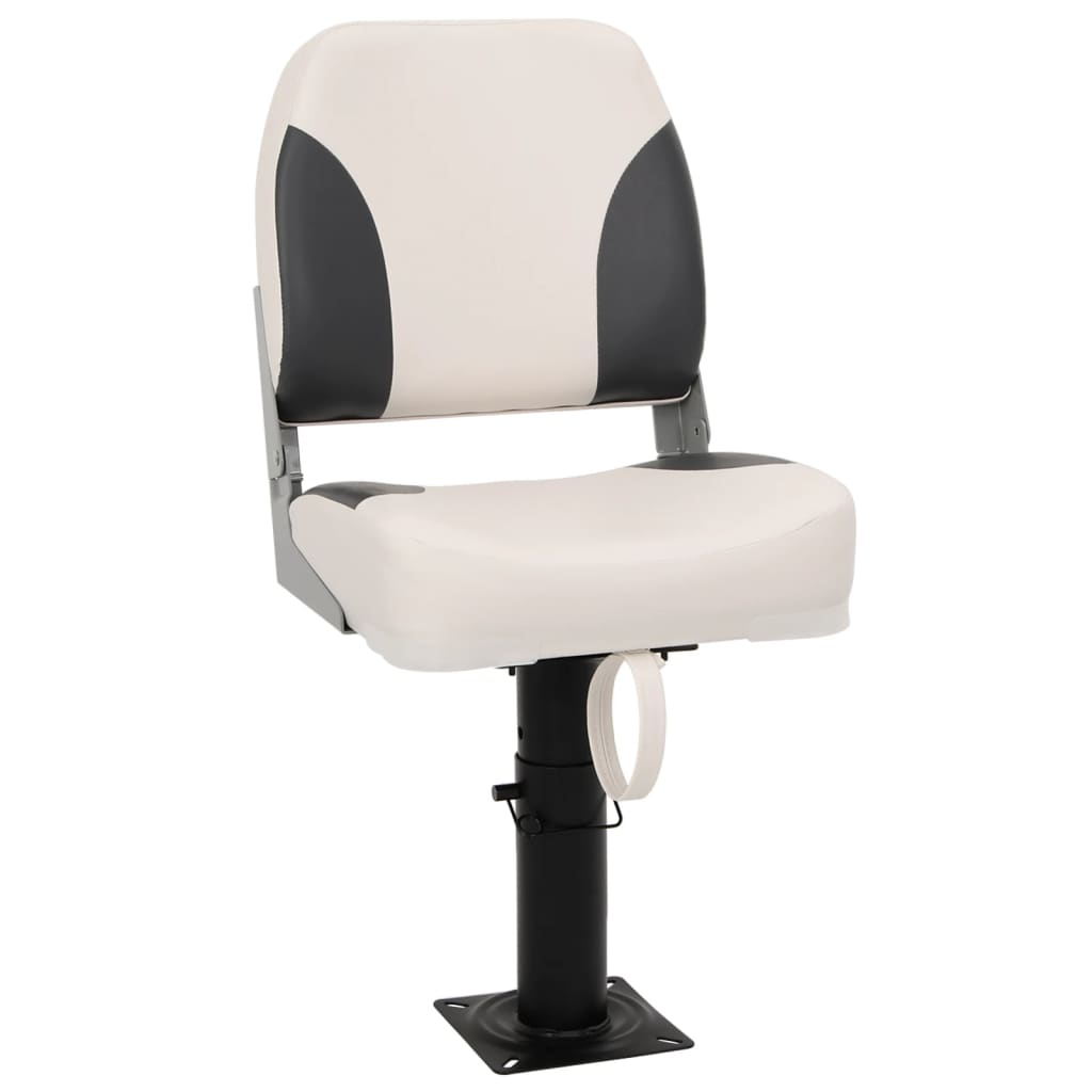 Boat Seat with Pedestal Height Adjustable 360° Rotatable