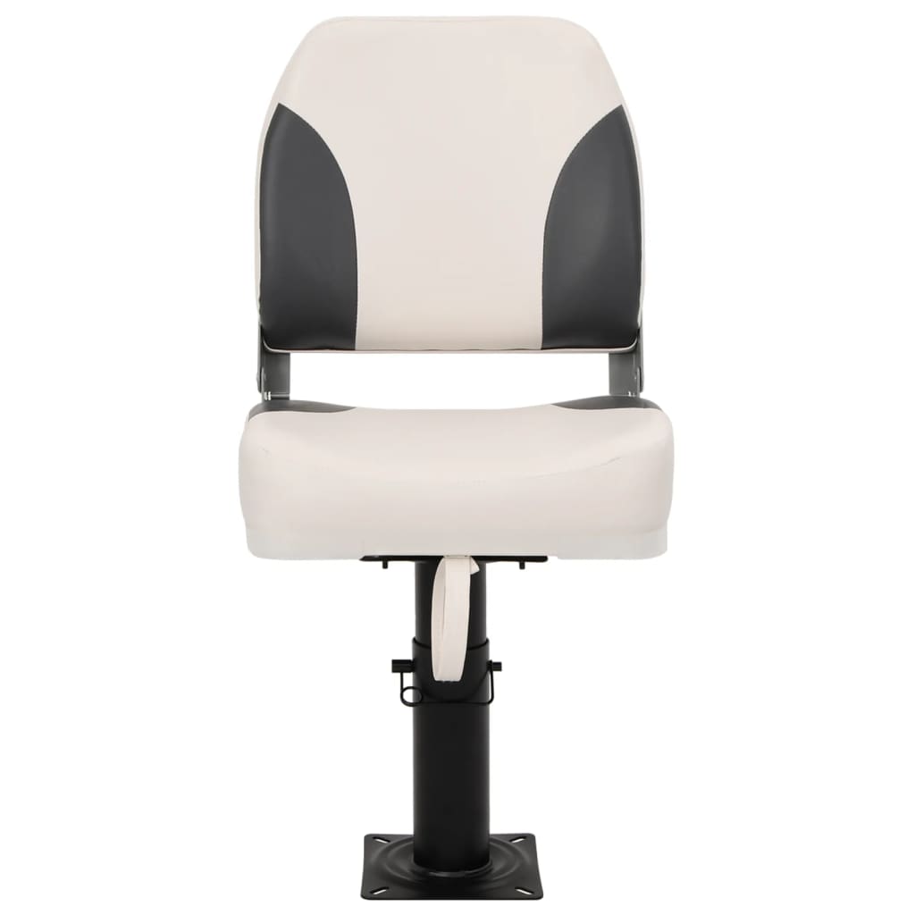 Boat Seat with Pedestal Height Adjustable 360° Rotatable