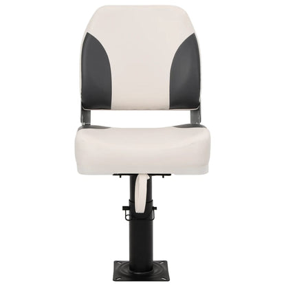Boat Seat with Pedestal Height Adjustable 360° Rotatable