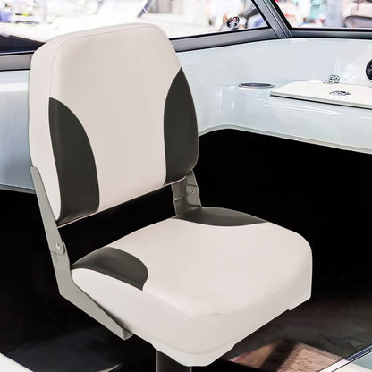 Boat Seat with Pedestal Height Adjustable 360° Rotatable