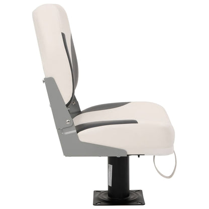 Boat Seats 2 pcs with Pedestal 360° Rotatable
