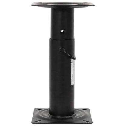 Boat Seats 2 pcs with Pedestal Height Adjustable 360° Rotatable