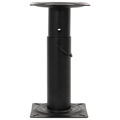 Boat Seats 2 pcs with Pedestal Height Adjustable 360° Rotatable