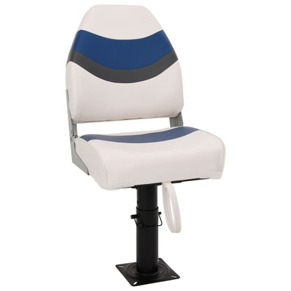 Boat Seat with Pedestal Height Adjustable 360° Rotatable