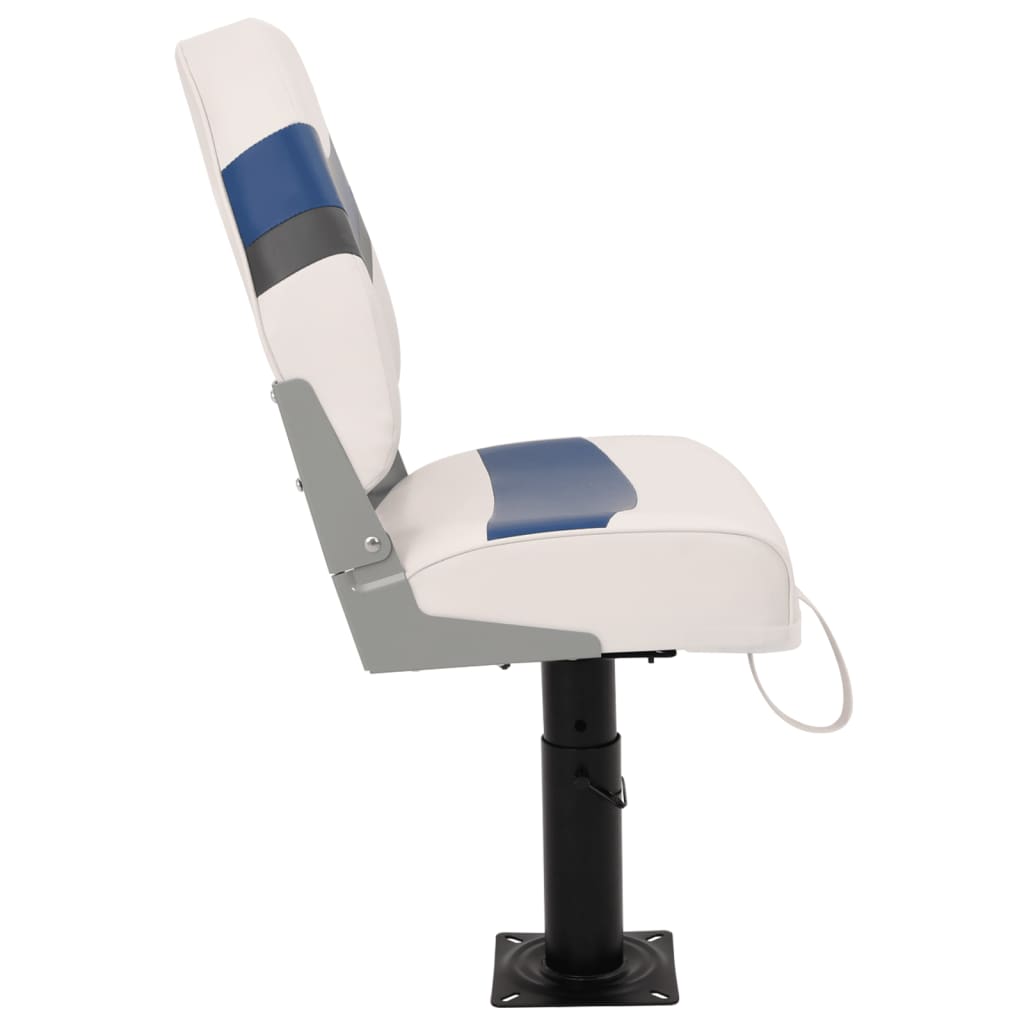 Boat Seat with Pedestal Height Adjustable 360° Rotatable