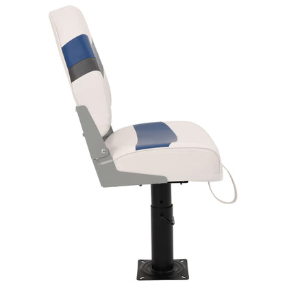 Boat Seat with Pedestal Height Adjustable 360° Rotatable